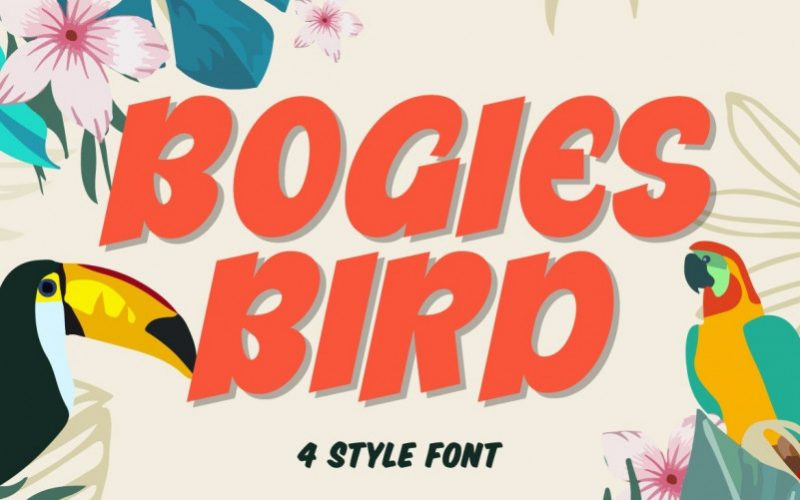 Bogies Bird Font