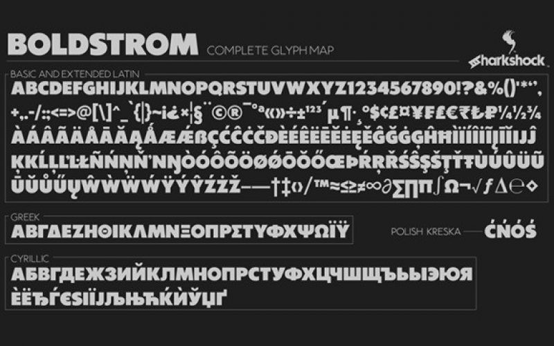 Boldstrom Font