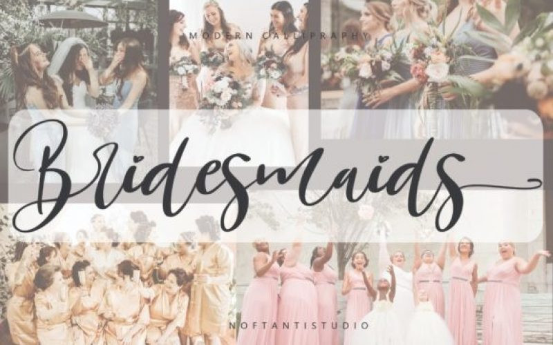 Bridesmaids Font