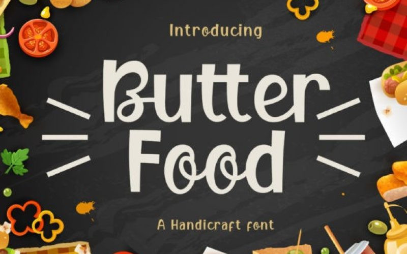 Butter Food Font