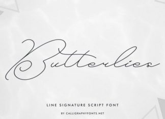 Butterlies Font