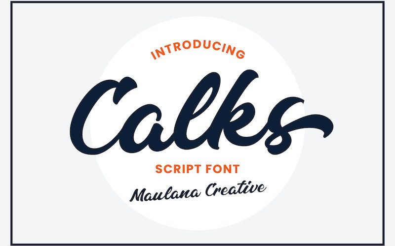 Calks Font