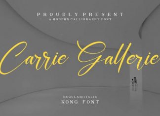 Carrie Gallerie Font