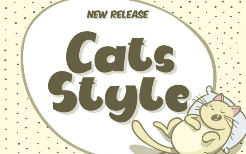 Cats Style Font