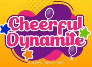 Cheerful Dynamite Font