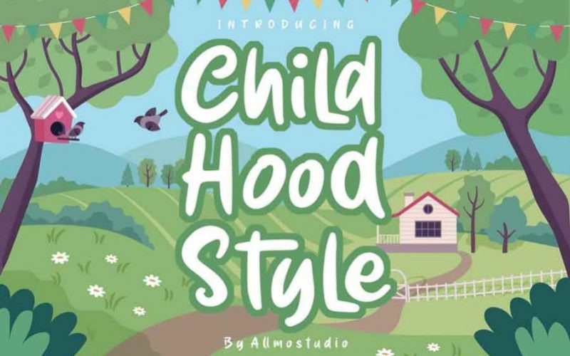 Child Hood Style Font