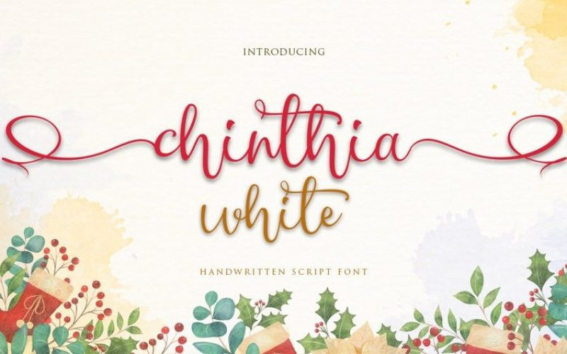 Chinthia White Font