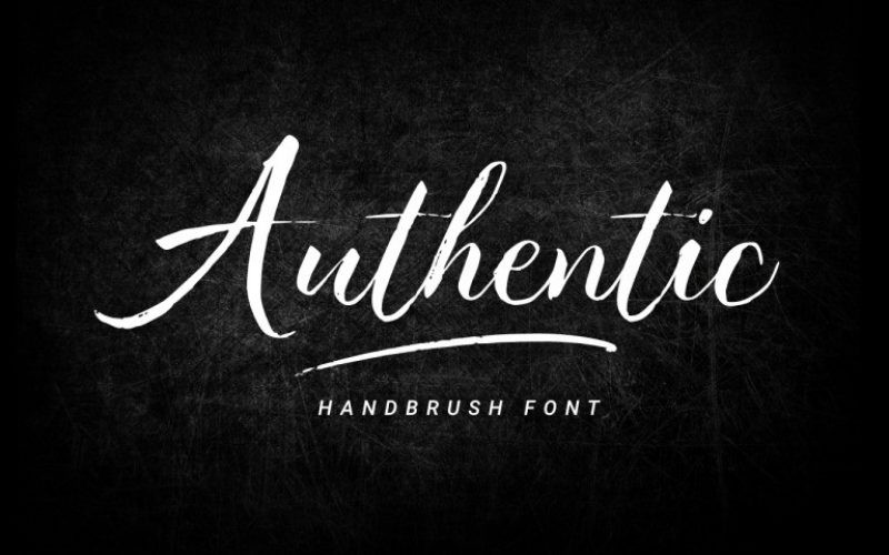 Authentic Font