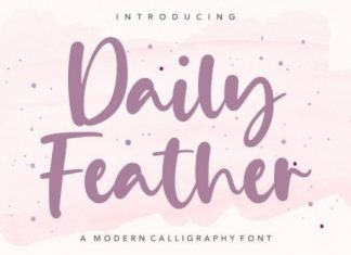 Daily Feather Font