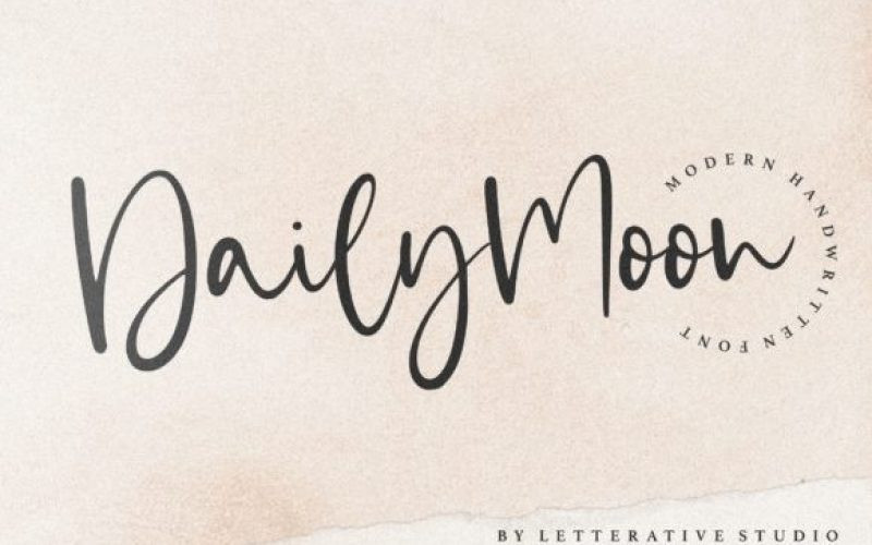 Daily Moon Font