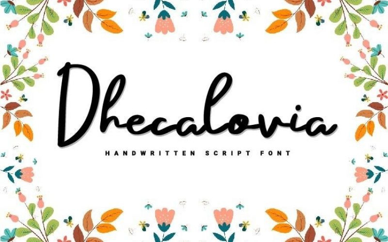 Dhecalovia Font