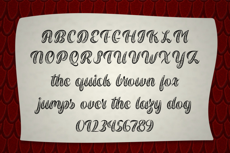 Dragon Wings Font