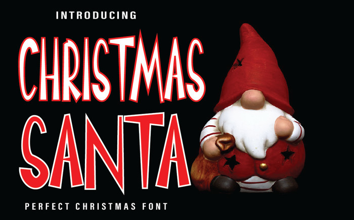 Christmas Santa Font