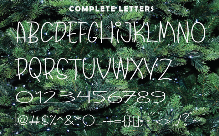 Christmas Santaclaus Font