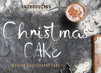 Chrismast Cake Font