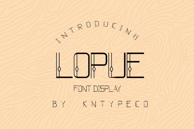 Lopue Font