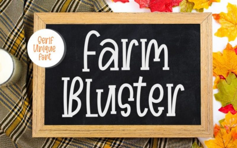 Farm Bluster Font