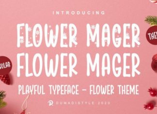 Flower Mager Font