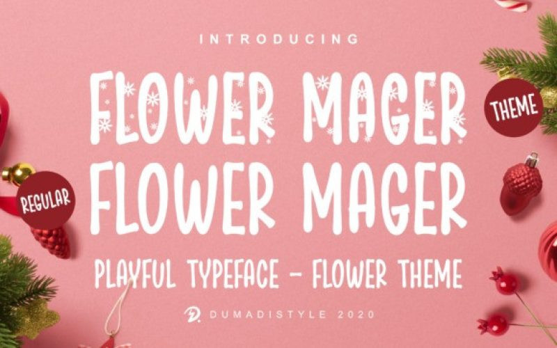 Flower Mager Font