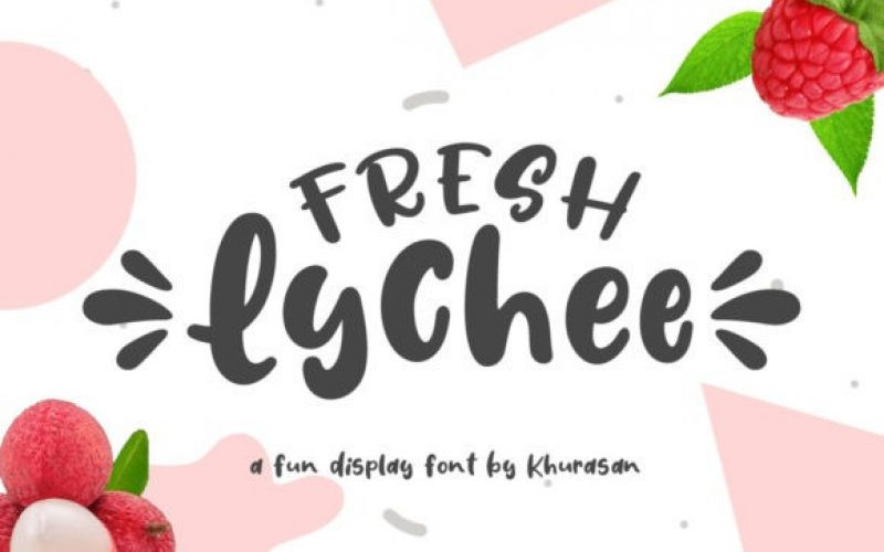 Fresh Lychee Font