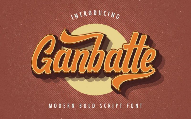 Ganbatte Font