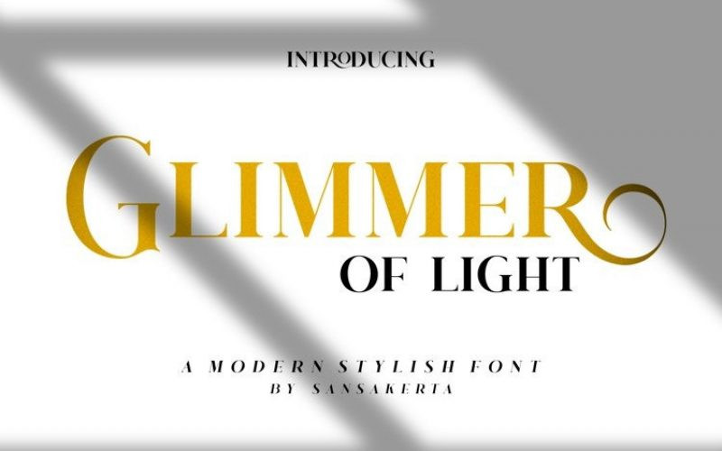 Glimmer Of Light Font