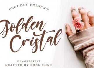Golden Cristal Font