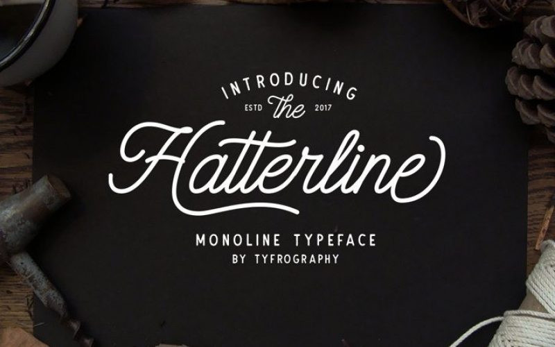 Hatterline Font