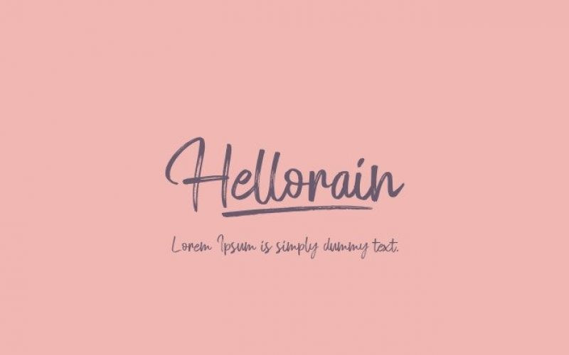 Hellorain Font