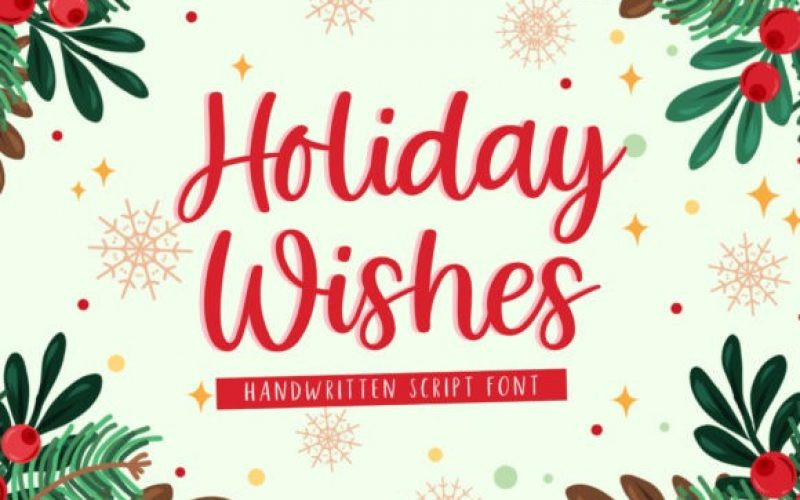 Holiday Wishes Font