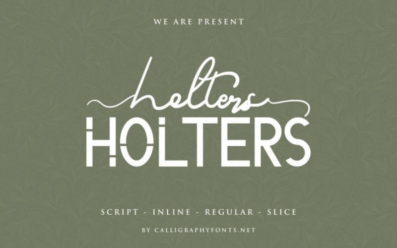 Holters Font