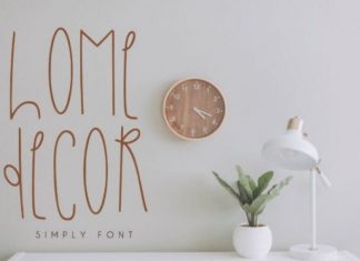 Home Decor Font