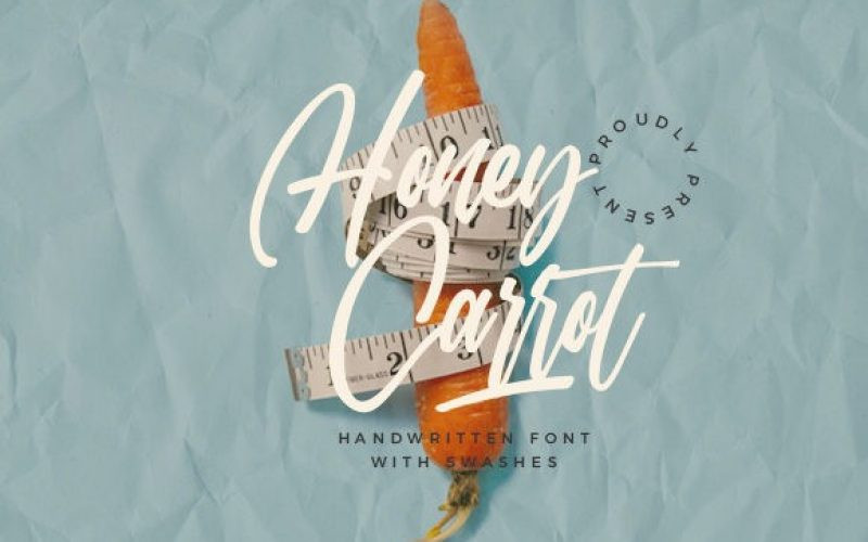 Honey Carrot Font