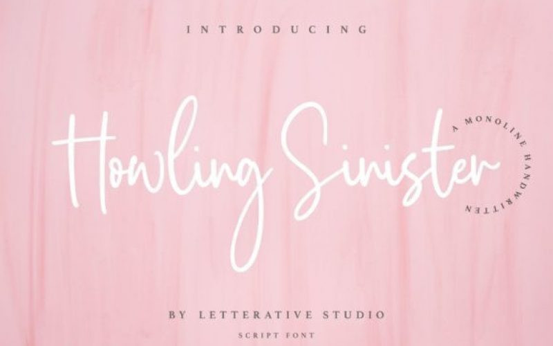 Howling Sinister Font