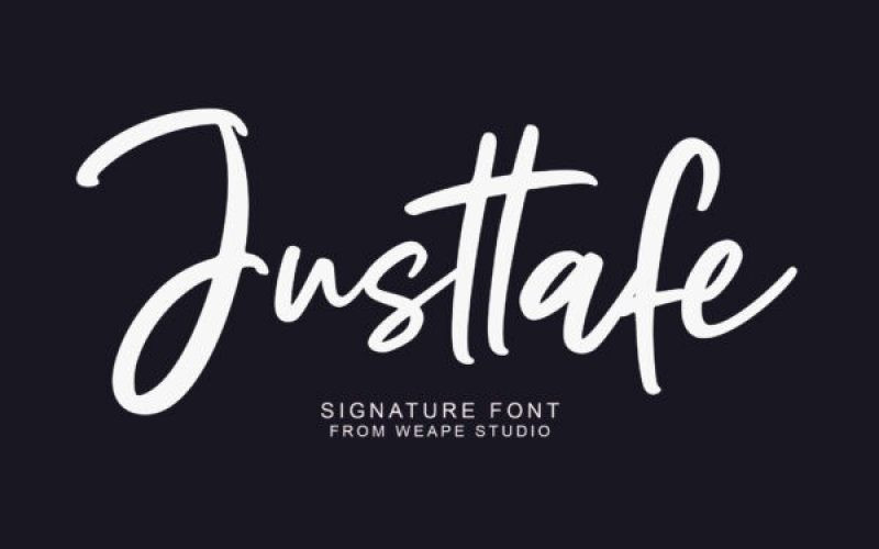 Justtafe Font