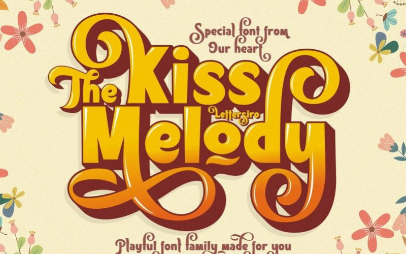 Kiss Melody Font