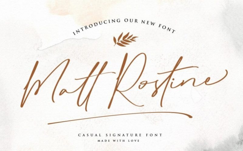 Matt Rostine Font