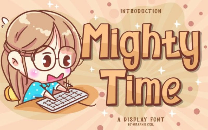 Mighty Time Font