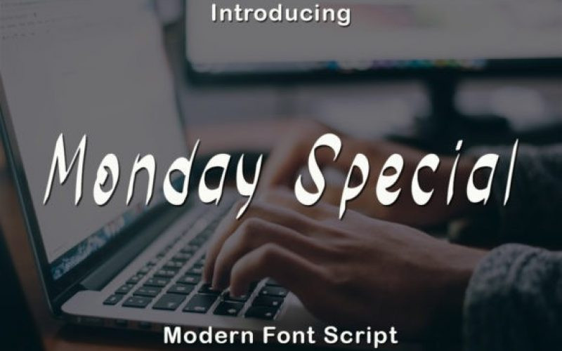 Monday Special Font