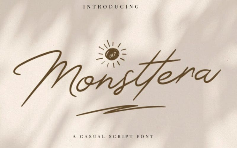 Monsttera Font