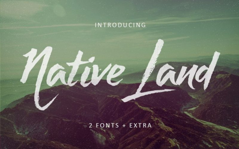 Native Land Font