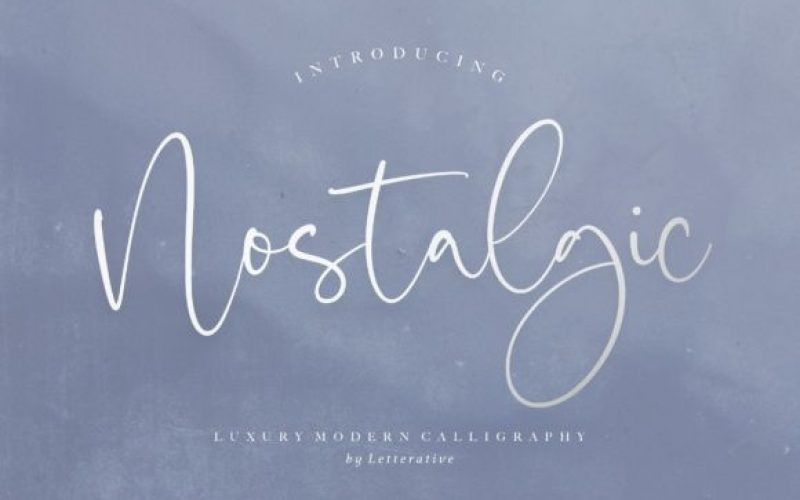 Nostalgic Font