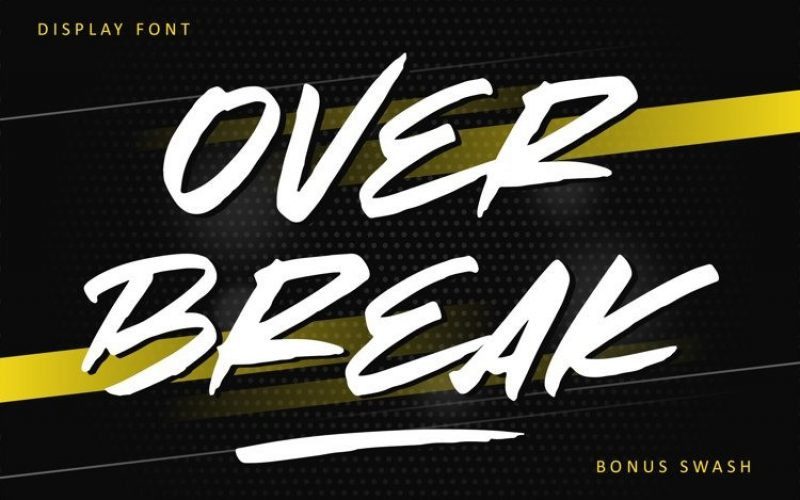 Over Break Font