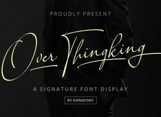Over Thingking Font