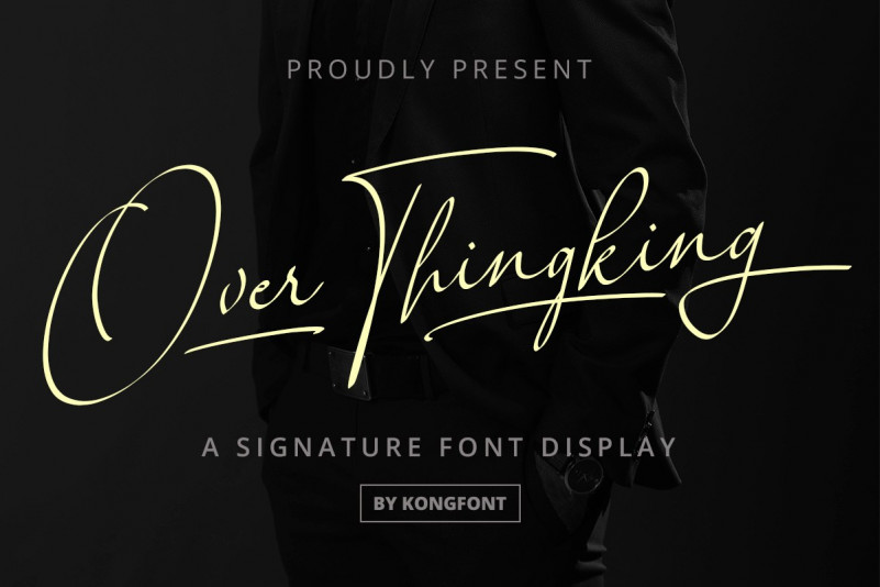 Over Thingking Font