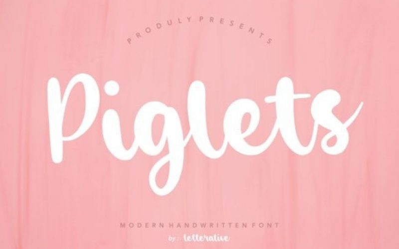 Piglets Font