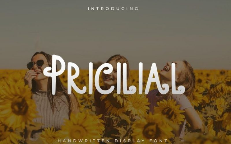 Pricilial Font