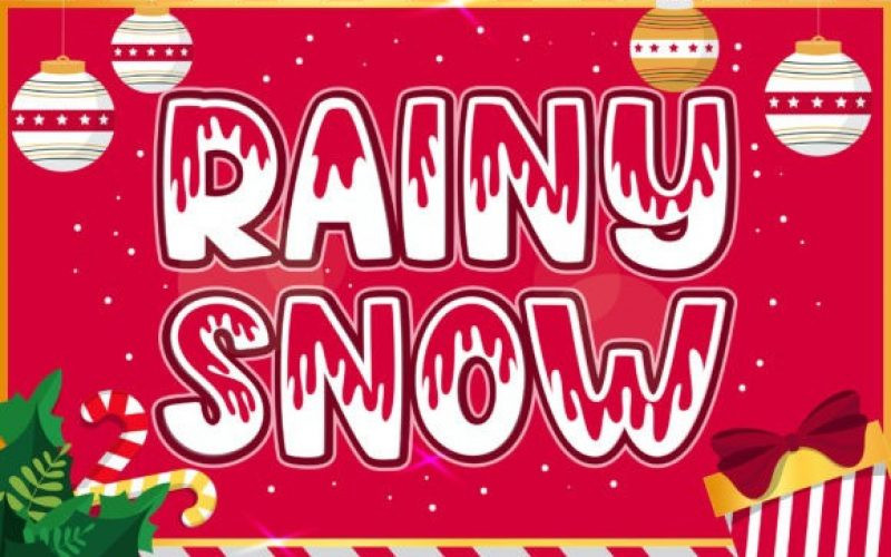 Rainy Snow Font