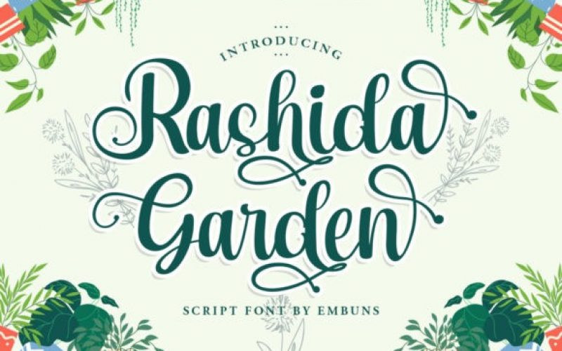 Rashida Garden Font