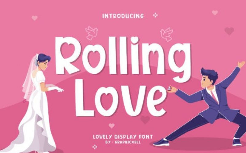 Rolling Love Font